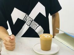 拿铁咖啡-稀物集咖啡(徽州大道店)