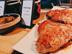 煎烤牛排-烟台金海岸希尔顿酒店·開自助餐厅