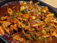辣炒鱿鱼-全州豆芽汤饭