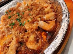 铁板蒜蓉焗大虾-不倒翁·徽天下名菜楼(马鞍山路店)