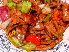 酱爆腰花猪肝拌面-阿大排档(长春这有山店)