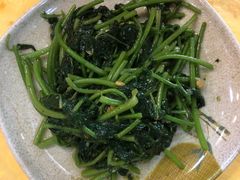 蒜蓉炒番薯叶-老字号蛇口德记烧腊饭店·海鲜加工