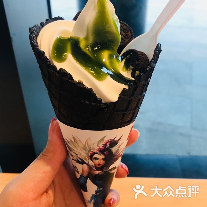 麦当劳那么大甜筒抹茶奥利奥图片-北京快餐简餐-大众点评网
