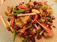 炒牛胸口油-浩海火燒雲傣家菜(芮欧百货店)