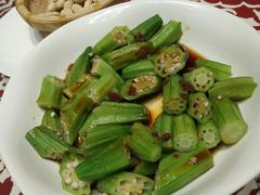 白灼有机黄秋葵-临家闽南菜(翔安店)