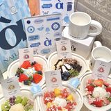 在印象城 吃到啦像油画一样漂亮嘟酸奶