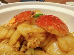 湖蟹炒年糕-西湖春天•老字号杭州菜(百汇店)