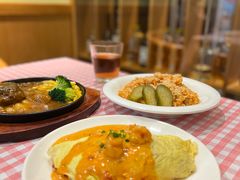 辣味虾仁咖喱蛋包饭-VITELLO意大利料理(崂山路店)