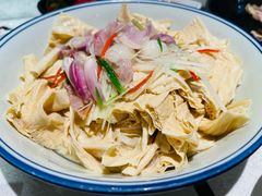 葱油捞乡下腐竹-五稻厨房粤西菜(新闻店)