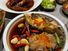 -草家酱蟹炭火烤肉店(珲春南路一店)