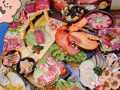 -乐焰活海鲜放题活罗氏虾活鳗和牛烧肉(海珠客村店)