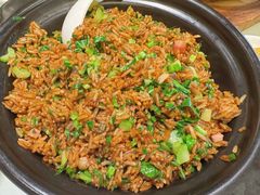 青菜腊肉烘饭-芙蓉凰花园酒楼