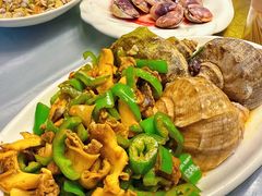 海螺炒尖椒-金海湾海鲜排档(朱家尖店)