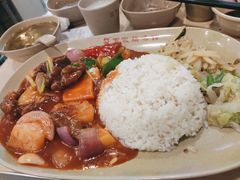 菠萝咕噜肉饭-百家鸡味馆(清泰店)