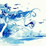 只用一种颜色画画，能美成什么样[惊讶]