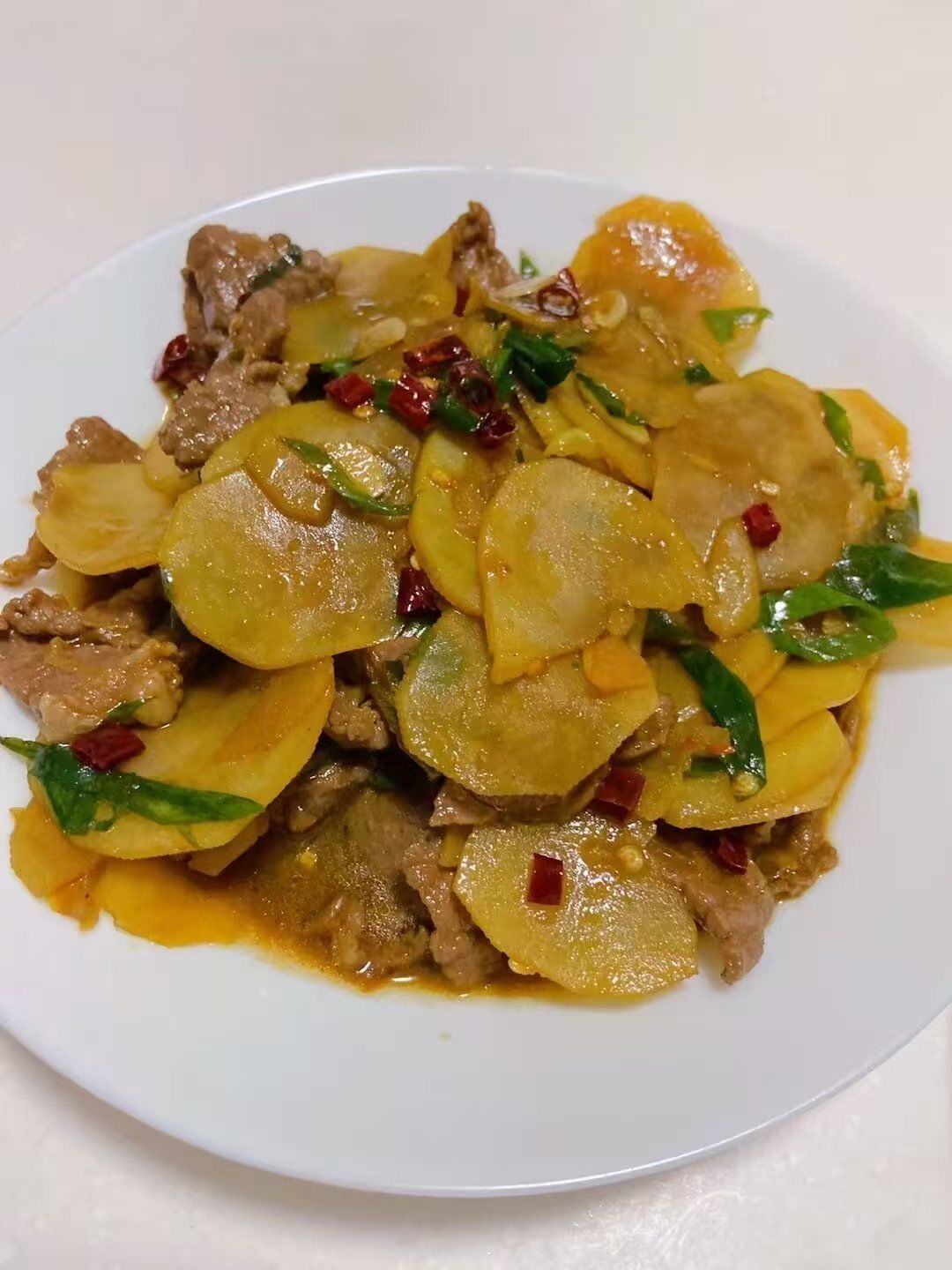 0元玩转这座城干锅土豆片,青菜炒香菇