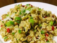 大葱炒鸡蛋-东北农家院·铁锅炖(莘庄店)