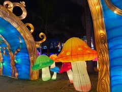 -欢乐海岸椰林沙滩-2025湾区超级灯会