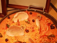 西班牙海鲜饭-海口绿发希尔顿酒店-田园汇自助餐·三文鱼·海鲜