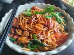 什锦炒面-大头虾越式风味餐厅(光明广场店)