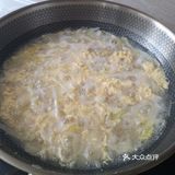 便捷午餐——青菜鸡蛋疙瘩汤(加耗油提鲜哦)