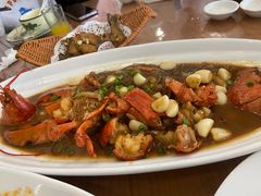 龙虾烤豆面-洲晓鲜·舟山海鲜大排档(朱家尖风景区店)