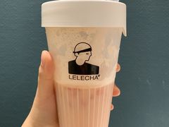 草莓桃子厚酸酪-LELECHA乐乐茶(新街口大洋店)