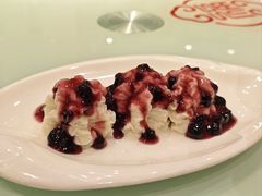 蓝莓山药-添福来墨鱼饺子 · 海鲜东北菜(大连星海·黄浦路店)