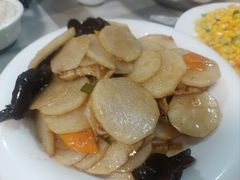 山药炒肉片-华春餐馆(鱼山路店)