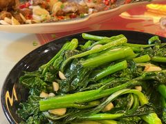 猪油渣炒菜心-长安·大茶饭
