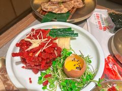 -草家酱蟹炭火烤肉店(珲春南路一店)