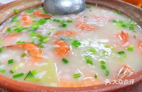 Salted Pork Bone Shrimp Congee