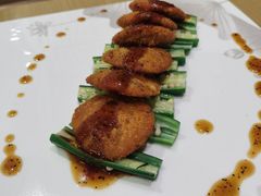 鹰嘴豆饼采秋葵-菩提树·素食餐厅(汇智国际商业中心店)