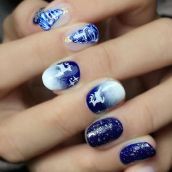 点击看大图 -一笔绣狂草美甲坊