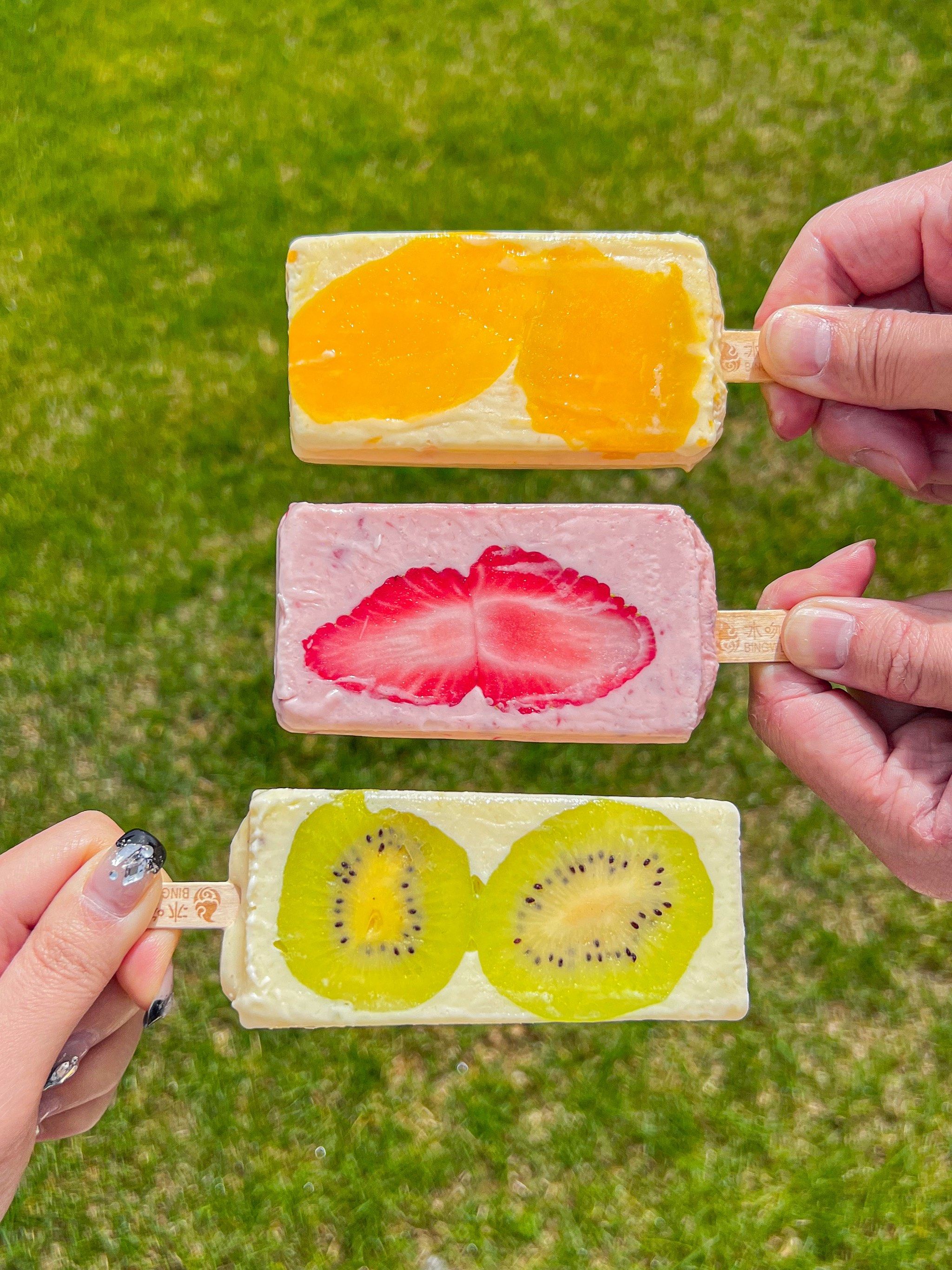 水果味超浓郁的雪糕,一次炫三根!