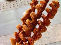烤面筋-小红旗臭豆腐炸冷面(万达店)
