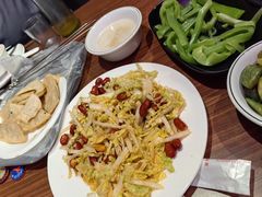 -老红桥炸灌肠牛肚锅烧烤(定福庄店)