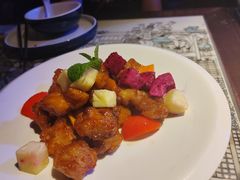 雪花糖醋里脊-绿茶餐厅(乐峰广场店)