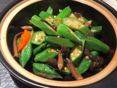 香焗秋葵鸡枞菌-安多素食(广仁寺路店)