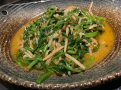 酸笋炒空心菜-浩海火燒雲傣家菜(静安芮欧店)