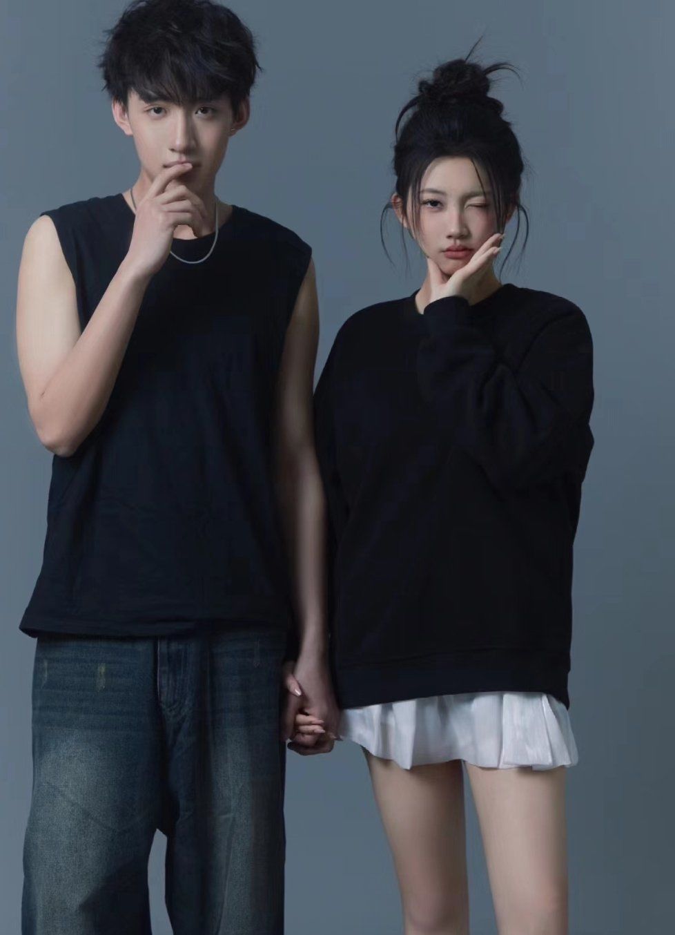 这组小情侣写真风格太酷啦拍摄出来效果太完美了