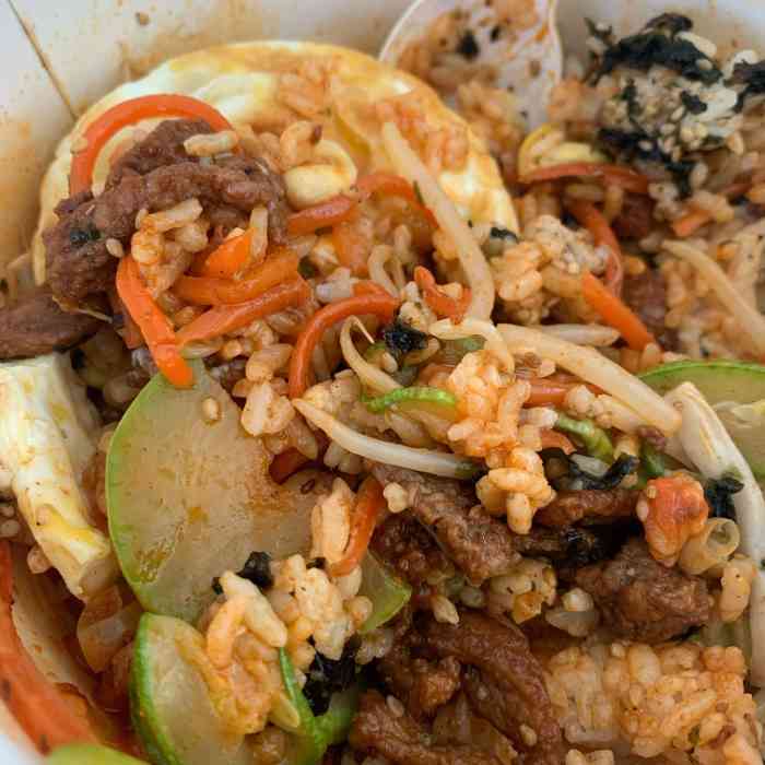 荠岛国王拌饭(崂山店)-"在学校想吃拌饭找的外卖.「韩式孜然肉」.