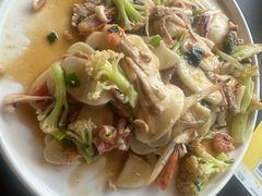 年糕炒三鲜-坛南湾阿强农家乐.海鲜大排档老字号(福州地标美食店)