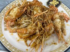 爆炒膏油虾-天宝食坊·啫啫煲大排档(西华路店)
