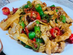 酸竹笋辣椒大肠-南雄雄州土菜餐厅(粤北大厦店)