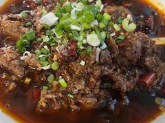 水煮牛肉片-九九牛肉馆(南山路店)