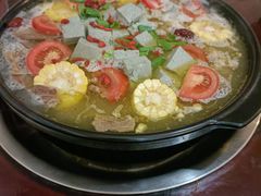 山药排骨牛肉养生汤-花水湾红太阳牛肉汤锅