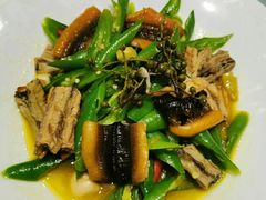 椒麻生敲手指鳝-久宴·天目湖大鱼头(恐龙园店)