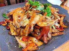 炭火干锅虾鸡翅-古原社·炭火干锅(桂庙店)