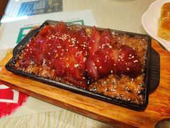 招牌蜜汁铁板叉烧-香港威特瑞茶餐厅(小白楼音乐厅店)